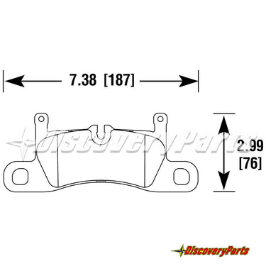 Carbotech CT1655 Brake Pads - 12-16 Porsche Rear